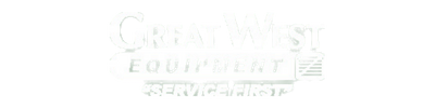 Great West Equipment Logo white